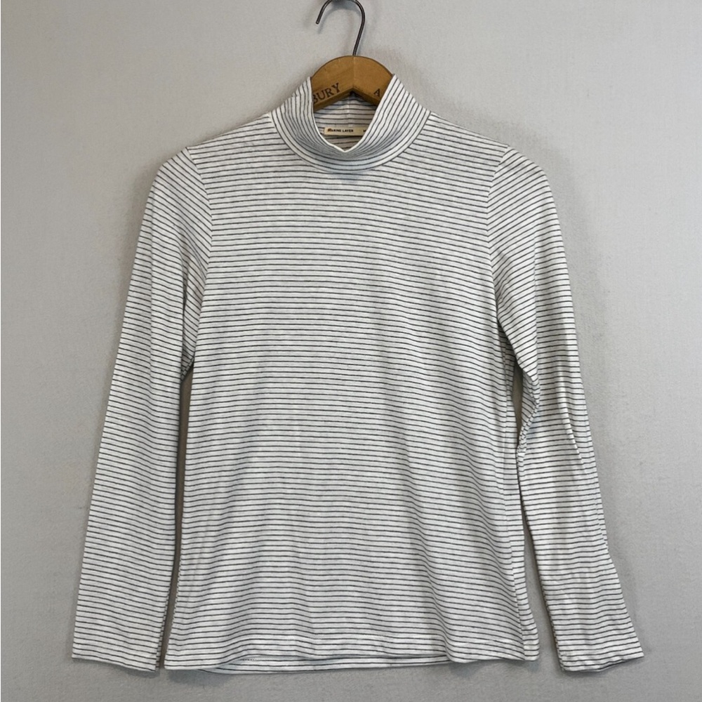 Marine Layer Mock Neck Tee